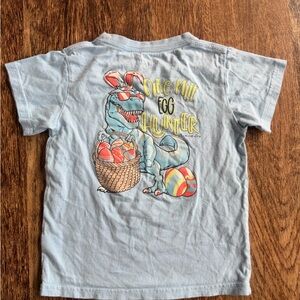 Cardin McCoy Easter dinosaur graphic pocket tee size xs